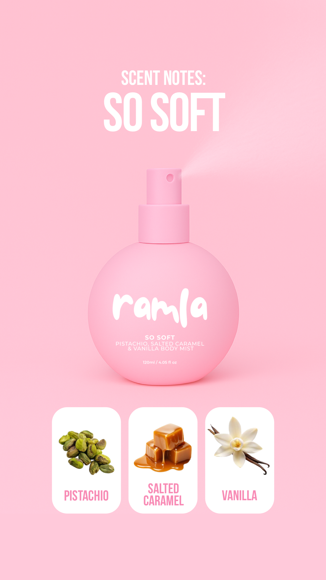 Fragranced Body Mist - So Soft